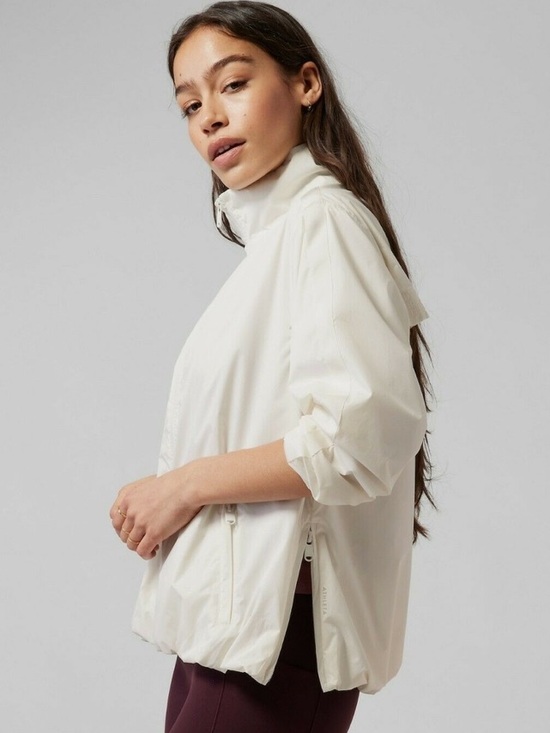 Athleta Jackets & Blazers - ATHLETA Sightseer Lace Jacket Magnolia White